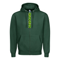 Sports Green Halloween Key Fob Zipper Hoodie - BundleAndBundleShop