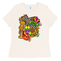 Mississippi Map Mardi Gras Ladies Tee | Teevron