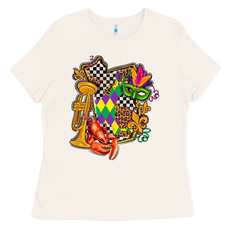 Mississippi Map Mardi Gras Ladies Tee by AdoDesignShop | Teevron
