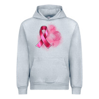 Heather Grey breast cancer custom name Urban Hoodie - Artiststas