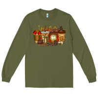 Army Green lawyer coffee drink Long Sleeve Tee - RacoonDesign