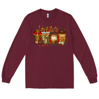 Burgundy lawyer coffee drink Long Sleeve Tee - RacoonDesign