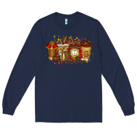 Navy lawyer coffee drink Long Sleeve Tee - RacoonDesign