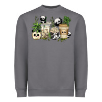 Storm panda coffee cups Heavyweight Sweatshirt - texasbilliewilder