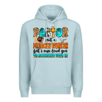 Blue Mist Pastor not a miracle worker Premium Hoodie - MaliasSmallBusiness