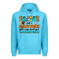 Ocean Blue Pastor not a miracle worker Premium Hoodie - MaliasSmallBusiness