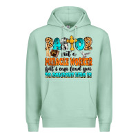 Seafoam Pastor not a miracle worker Premium Hoodie - MaliasSmallBusiness