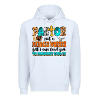 White Pastor not a miracle worker Premium Hoodie - MaliasSmallBusiness