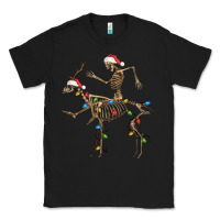 Black skeleton deer santa Classic Tee - FaDigitalArtStudio