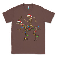Chestnut skeleton deer santa Classic Tee - FaDigitalArtStudio