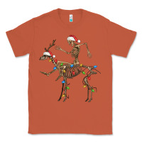 Copper skeleton deer santa Classic Tee - FaDigitalArtStudio