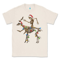 Natural skeleton deer santa Classic Tee - FaDigitalArtStudio