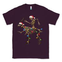 Plum skeleton deer santa Classic Tee - FaDigitalArtStudio