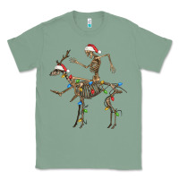 Sage skeleton deer santa Classic Tee - FaDigitalArtStudio