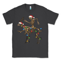 Smoke skeleton deer santa Classic Tee - FaDigitalArtStudio