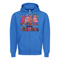 True Royal pink christmas trees Zipper Hoodie - AdoDesignShop