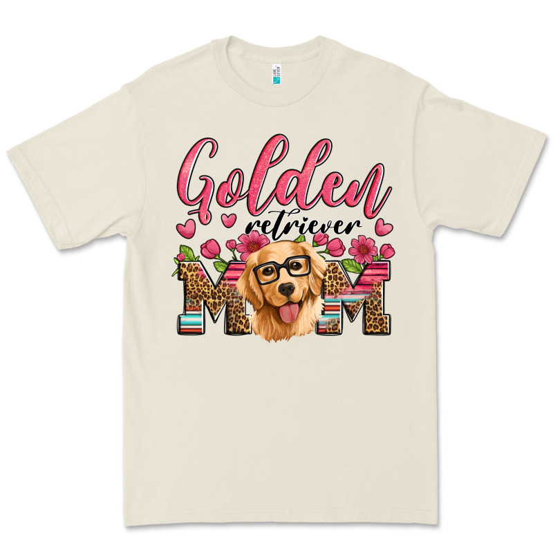 Golden Retriever Mom Premium Tee by Artiststas | Teevron