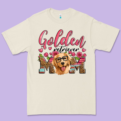 Golden Retriever Mom Premium Tee Designed By Artiststas