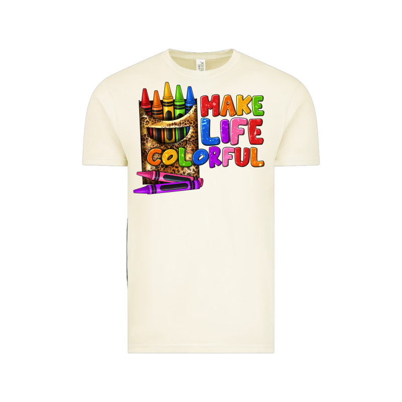 Make Life Colorful Vintage Tee by texasbilliewilder | Teevron