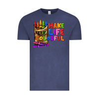 Vintage Denim make life colorful Vintage Tee - texasbilliewilder