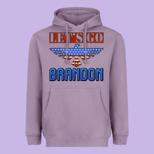 Let's Go Brandon Thunderbird Heavyweight Hoodie Designed By Jasminsmagicworld