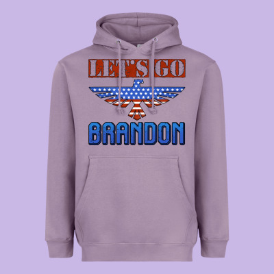 Let's Go Brandon Thunderbird Heavyweight Hoodie Designed By Jasminsmagicworld