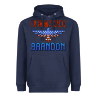 Navy let's go brandon thunderbird Heavyweight Hoodie - Jasminsmagicworld