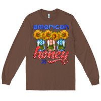Chestnut american honey sunflower mason jar Long Sleeve Tee - HRA Design Shop