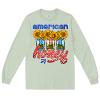 Matcha american honey sunflower mason jar Long Sleeve Tee - HRA Design Shop