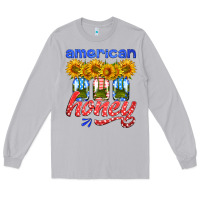 Moon Dust american honey sunflower mason jar Long Sleeve Tee - HRA Design Shop