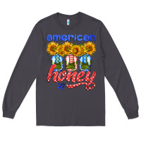 Smoke american honey sunflower mason jar Long Sleeve Tee - HRA Design Shop