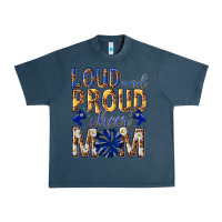 Midnight Navy loud and proud cheer mom Urban Heavy Tee - texasbilliewilder