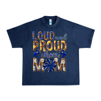 Navy loud and proud cheer mom Urban Heavy Tee - texasbilliewilder
