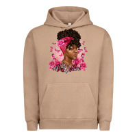 Pigment Burro breast cancer afro woman Urban Hoodie - Artiststas