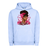 Pigment Grape Ice breast cancer afro woman Urban Hoodie - Artiststas