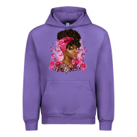 Tulip breast cancer afro woman Urban Hoodie - Artiststas