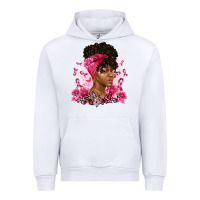 White breast cancer afro woman Urban Hoodie - Artiststas