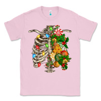 Bubblegum Pink skeleton chest christmas Classic Tee - FaDigitalArtStudio