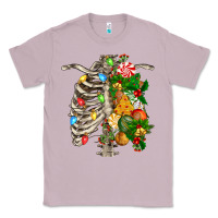 Lilac skeleton chest christmas Classic Tee - FaDigitalArtStudio