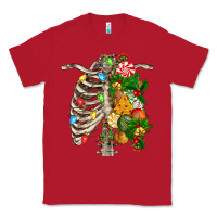 Red skeleton chest christmas Classic Tee - FaDigitalArtStudio