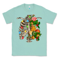 Seafoam skeleton chest christmas Classic Tee - FaDigitalArtStudio