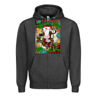 Christmas Cow Air Freshener Zipper Hoodie | Teevron