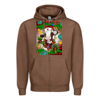 Chestnut christmas cow air freshener Zipper Hoodie - Artiststas