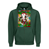 Sports Green christmas cow air freshener Zipper Hoodie - Artiststas