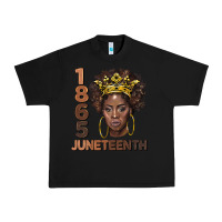 Black 1865 juneteenth black women Urban Heavy Tee - BarkalooDesign