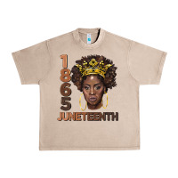French Oak 1865 juneteenth black women Urban Heavy Tee - BarkalooDesign