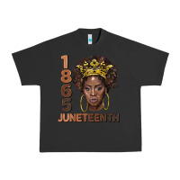 Pigment Black 1865 juneteenth black women Urban Heavy Tee - BarkalooDesign
