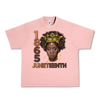Salmon 1865 juneteenth black women Urban Heavy Tee - BarkalooDesign