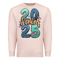 Pale Pink senior 2025 Premium Sweatshirt - MaliasSmallBusiness