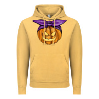 Vintage Mustard Jack O' Lantern Halloween Pumpkin Vintage Hoodie - RanaPortraitStore